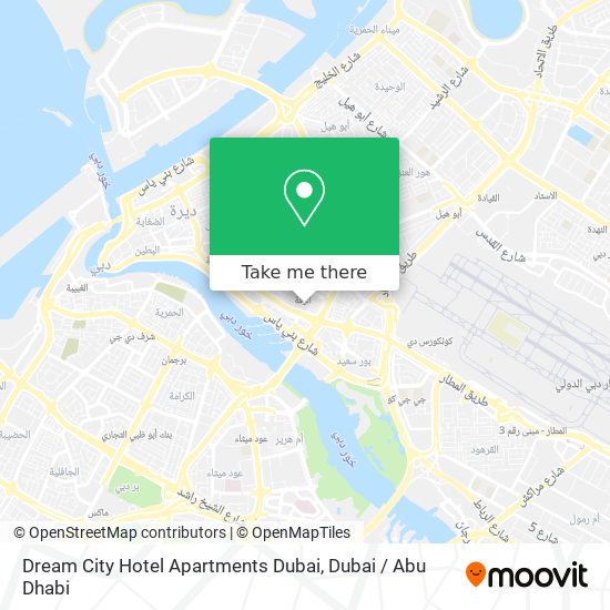 Dream City Hotel Apartments Dubai map