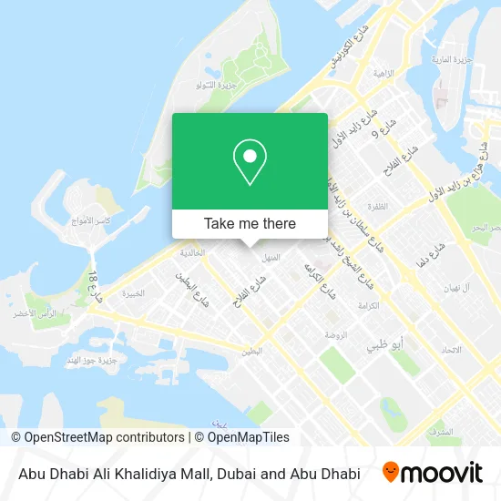 Abu Dhabi Ali Khalidiya Mall map