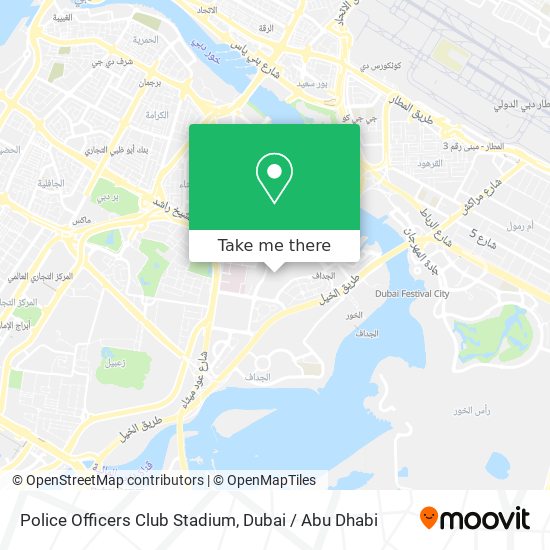 Police Officers Club Stadium map