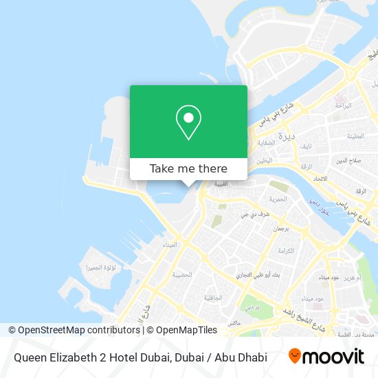 Queen Elizabeth 2 Hotel Dubai map