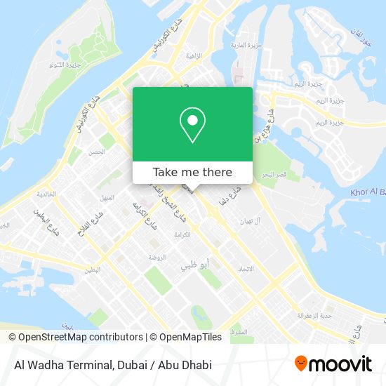 Al Wadha Terminal map