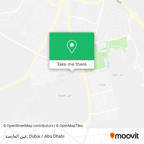 عين الفايضة map