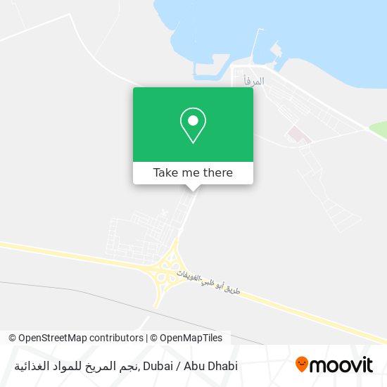 نجم المريخ للمواد الغذائية map