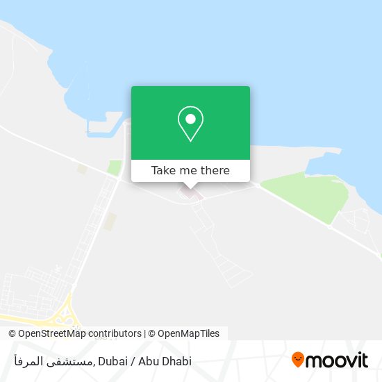 مستشفى المرفأ map