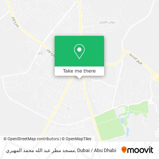 مسجد مطر عبد الله محمد المهيري map