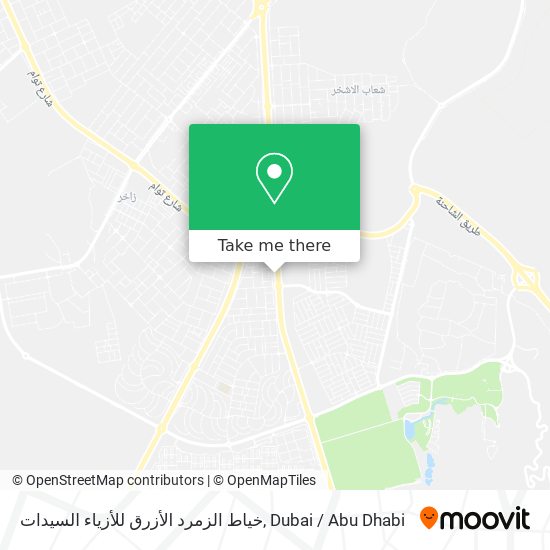 خياط الزمرد الأزرق للأزياء السيدات map