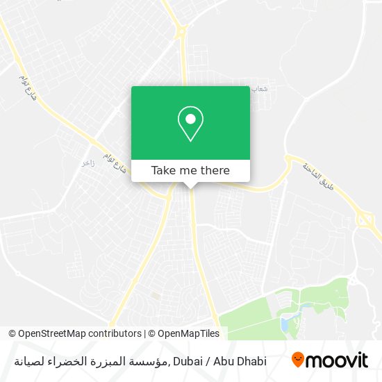 مؤسسة المبزرة الخضراء لصيانة map