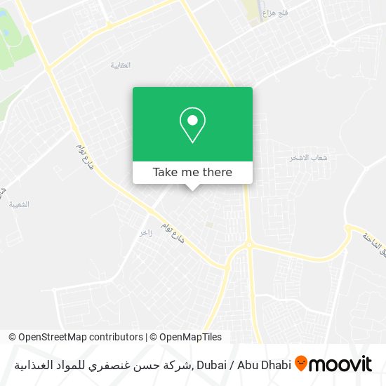 شركة حسن غنصفري للمواد الغىذاىية map