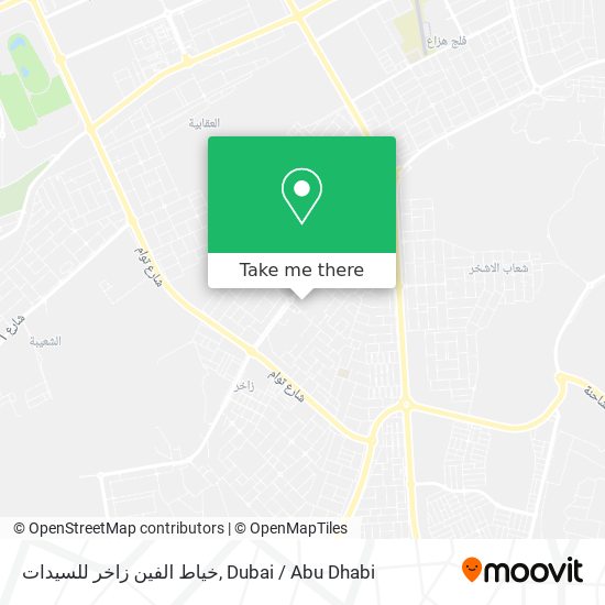 خياط الفين زاخر للسيدات map