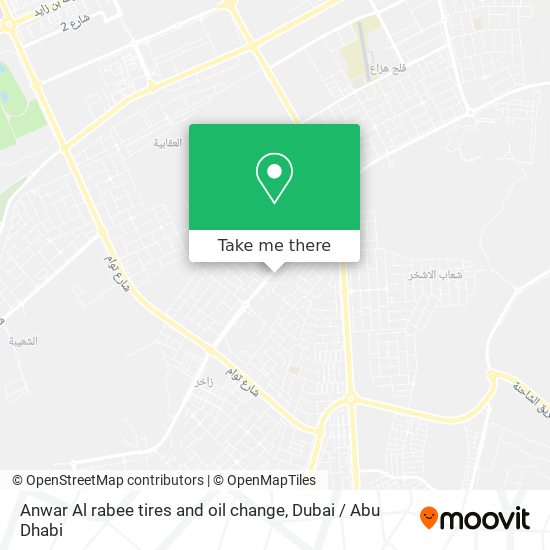 Anwar Al rabee tires and oil change map