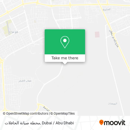 محطة صيانة الحافلات map