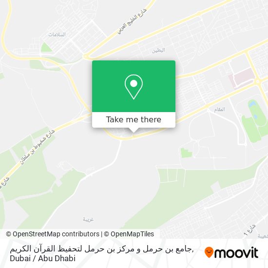 جامع بن حرمل و مركز بن حرمل لتحفيظ القرآن الكريم map