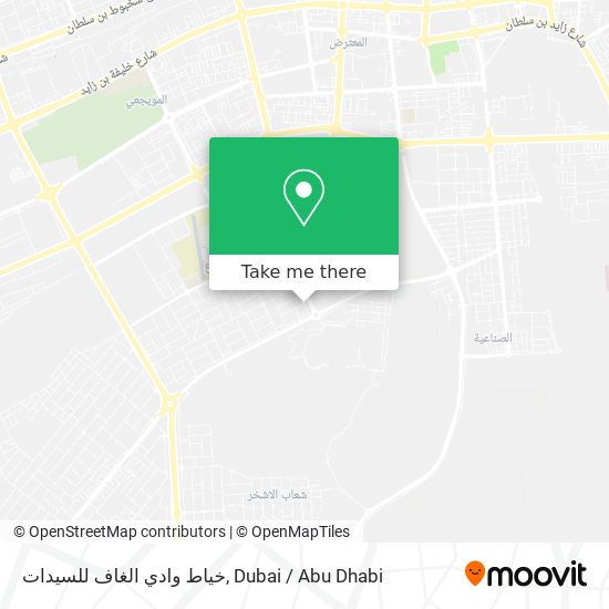 خياط وادي الغاف للسيدات map