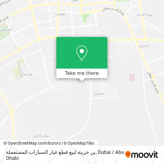 بن خزينة لبيع قطع غيار السيارات المستعملة map