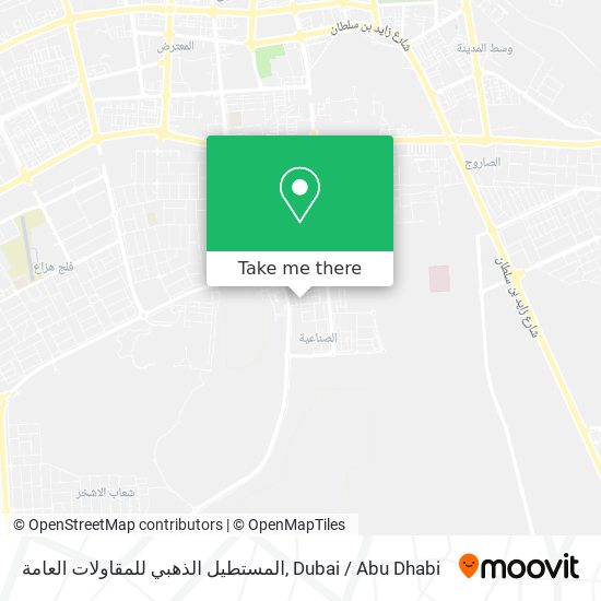 المستطيل الذهبي للمقاولات العامة map