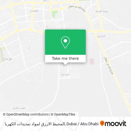 المحيط الازرق لمواد تمديدات الكهربا map