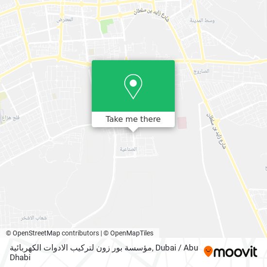 مؤسسة بور زون لتركيب الادوات الكهربائية map