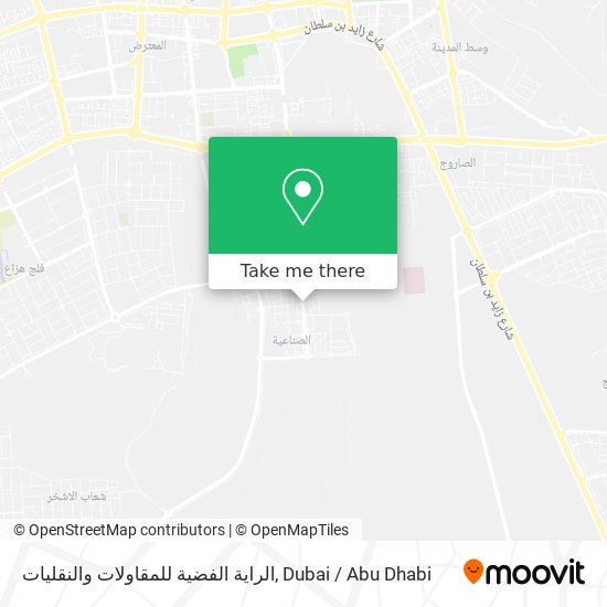 الراية الفضية للمقاولات والنقليات map