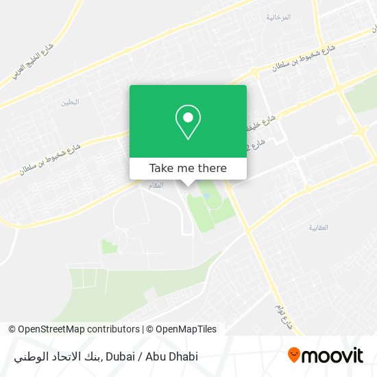 بنك الاتحاد الوطني map