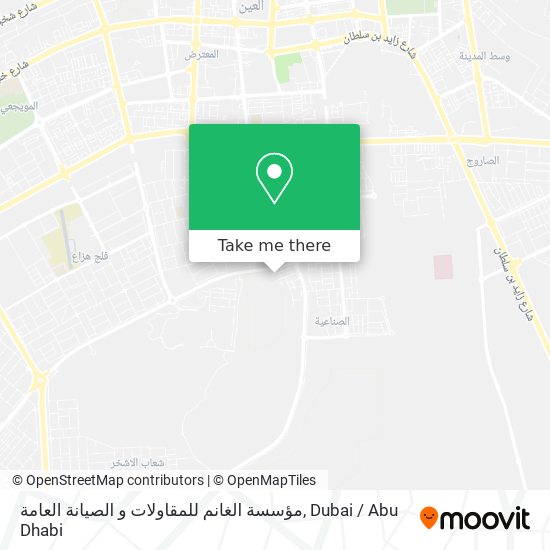 مؤسسة الغانم للمقاولات و الصيانة العامة map