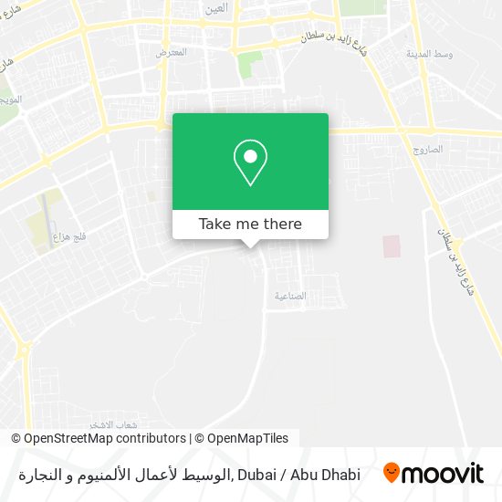الوسيط لأعمال الألمنيوم و النجارة map