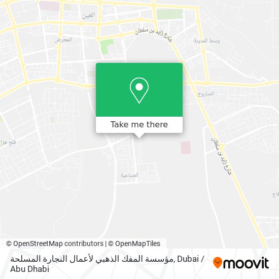 مؤسسة المفك الذهبي لأعمال النجارة المسلحة map