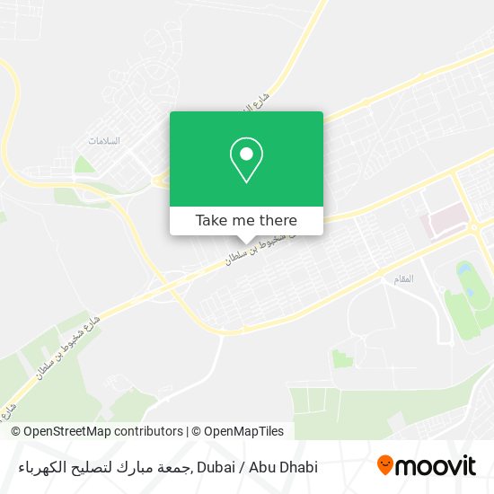 جمعة مبارك لتصليح الكهرباء map