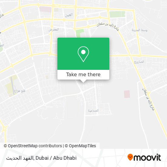 الفهد الحديث map