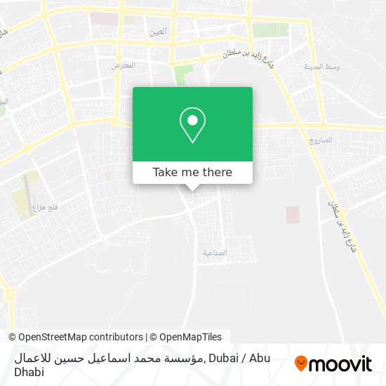 مؤسسة محمد اسماعيل حسين للاعمال map