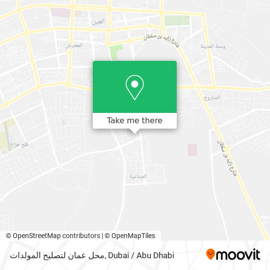 محل عمان لتصليح المولدات map