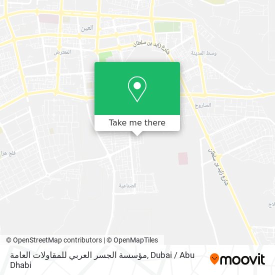 مؤسسة الجسر العربي للمقاولات العامة map