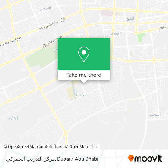 مركز التدريب الجمركي map