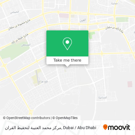 مركز محمد العتيبة لتحفيظ القران map