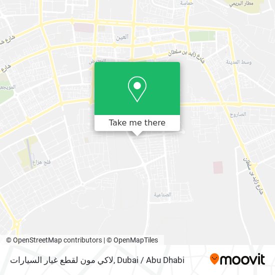 لاكي مون لقطع غيار السيارات map