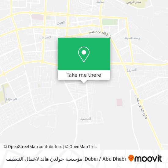 مؤسسة جولدن هاند لاعمال التنظيف map