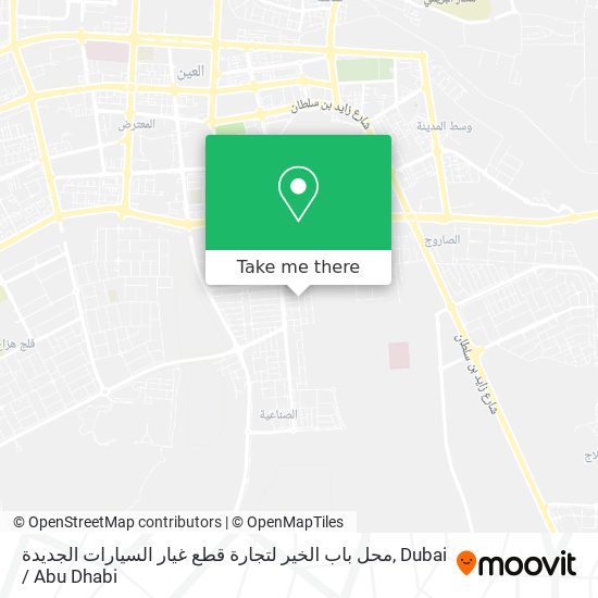 محل باب الخير لتجارة قطع غيار السيارات الجديدة map