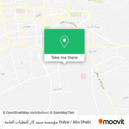 مؤسسة سبيد كار للنقليات العامة map