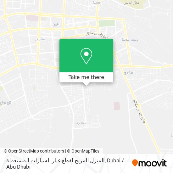 المنزل المريح لقطع غيار السيارات المستعملة map