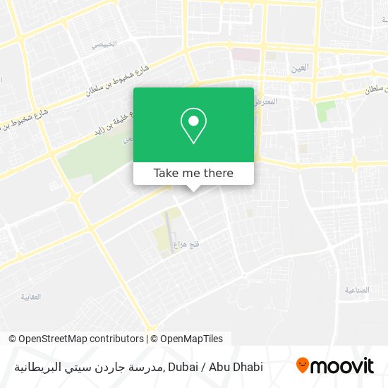 مدرسة جاردن سيتي البريطانية map