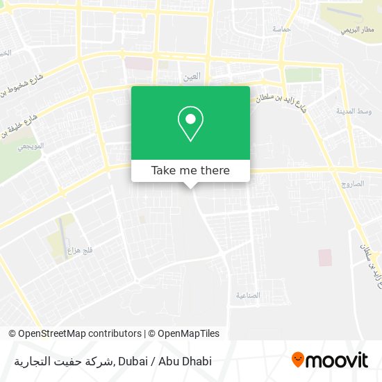 شركة حفيت التجارية map