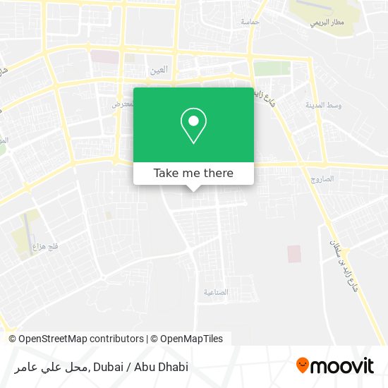 محل علي عامر map