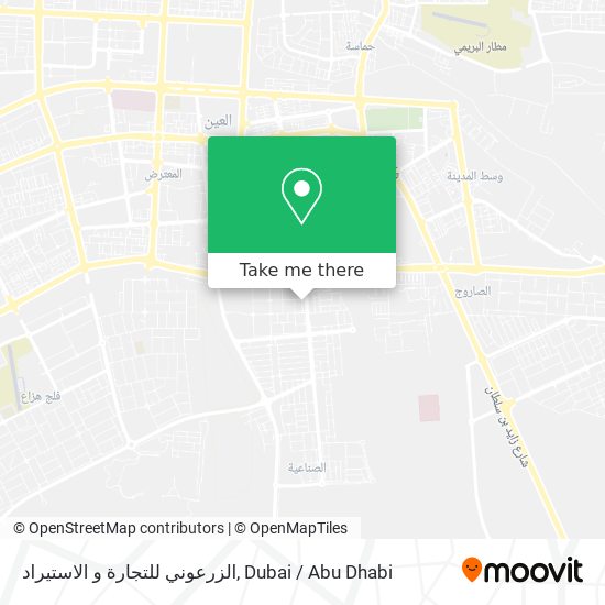 الزرعوني للتجارة و الاستيراد map