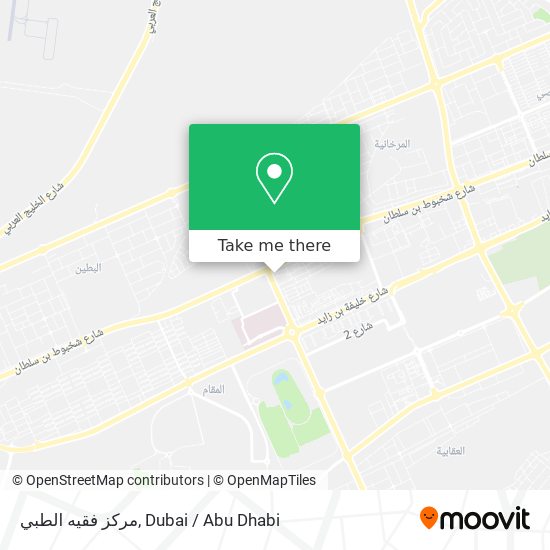 مركز فقيه الطبي map