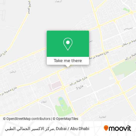 مركز الاكسير الجمالي الطبي map