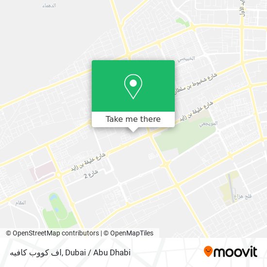 اف كووب كافيه map