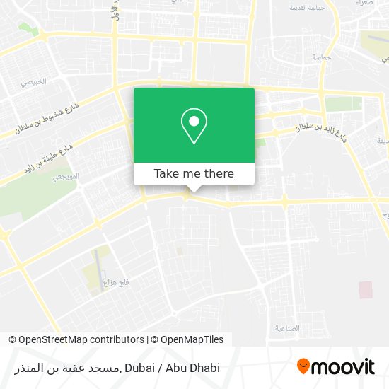 مسجد عقبة بن المنذر map