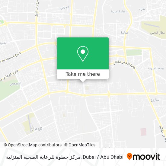 مركز خطوة للرعاية الصحية المنزلية map