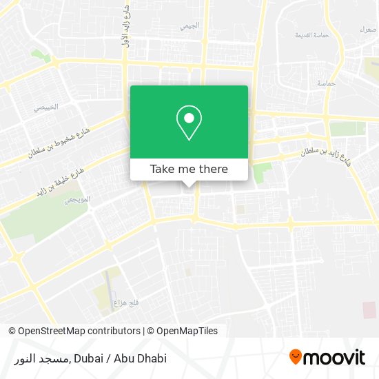 مسجد النور map