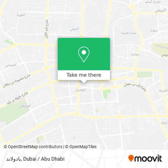 بادولاند map