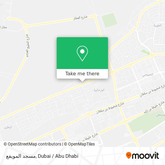 مسجد المويفع map